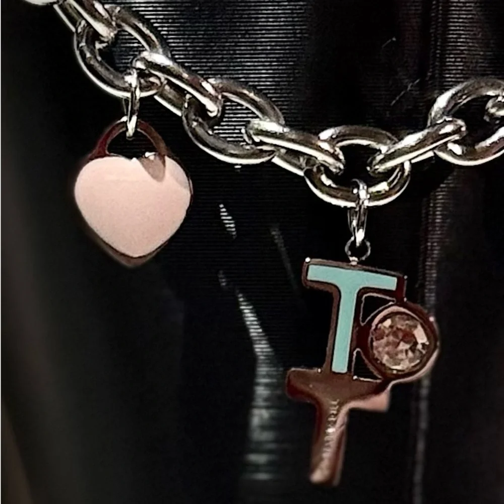 Silver Heart Charm Bracelet